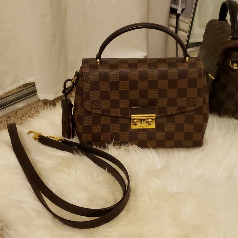 LV Damier Ebene Croisette Crossbody